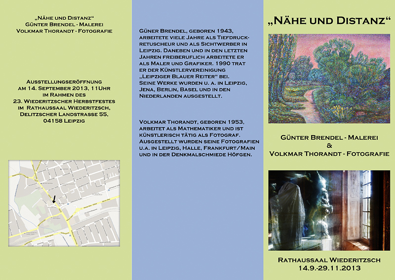 2013 - Ausstellung - Nhe und Distanz